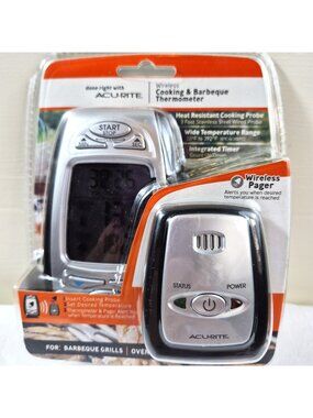 Acurite Wireless Cooking Barbeque Thermometer Grill Probe New Factory Sealed